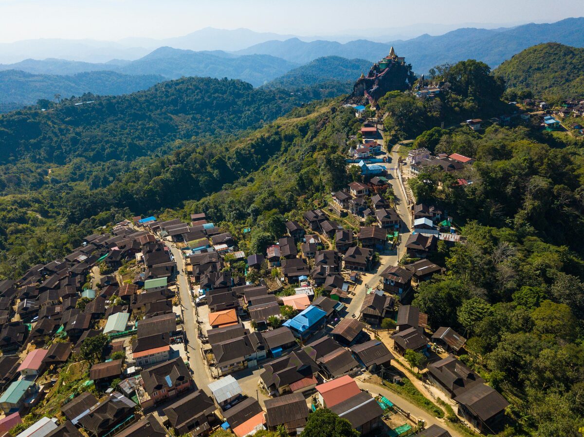 A remote village in Shan State, Myanmar — far from the nearest hospital.